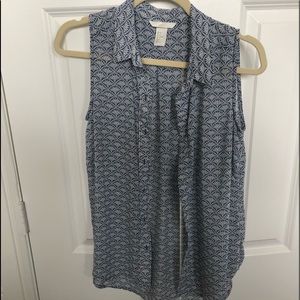 HM sleeveless blouse size 6